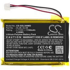Sostituzione della batteria compatibile per 3gen DL2-1331X4,DL2B,DLIIB