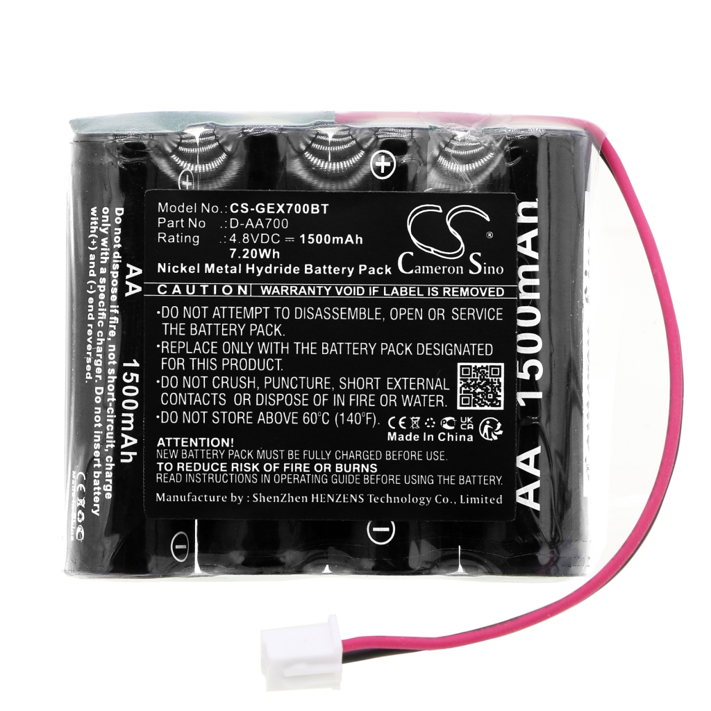 Sostituzione della batteria compatibile per GE D-AA700