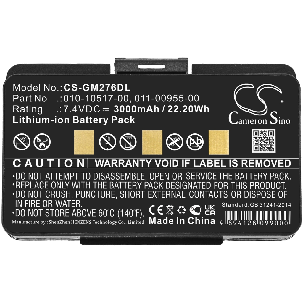 Batteria GPS, navigatore Garmin CS-GM276DL