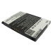 Cameron Sino CS-GM850SL vista posteriore angolata, avvertenze sicurezza, QR code, codice a barre e contatti bordo a 4 pin
