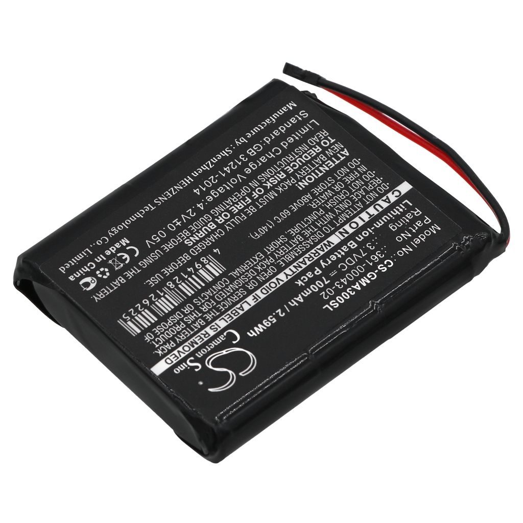 Batteria GPS, navigatore Garmin CS-GMA300SL