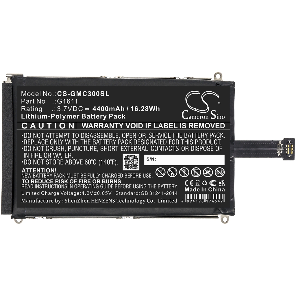 Batterie Sostituisce G1611