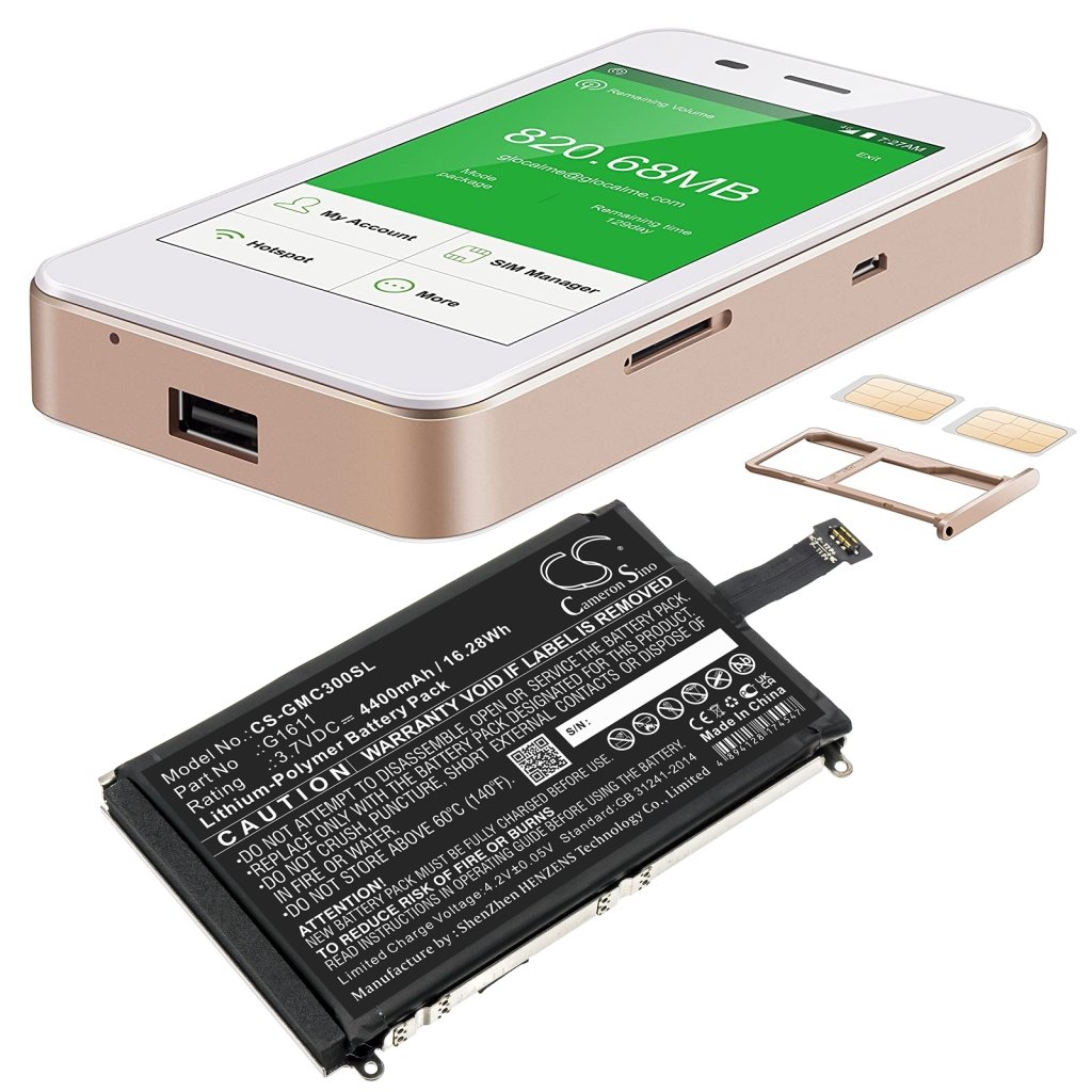 Batterie Batteria hotspot CS-GMC300SL