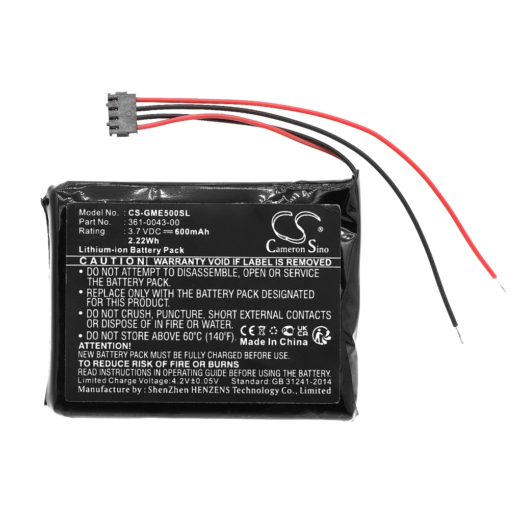 Batteria GPS, navigatore Garmin CS-GME500SL