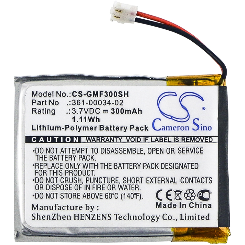 Sostituzione della batteria compatibile per Garmin 361-00034-02