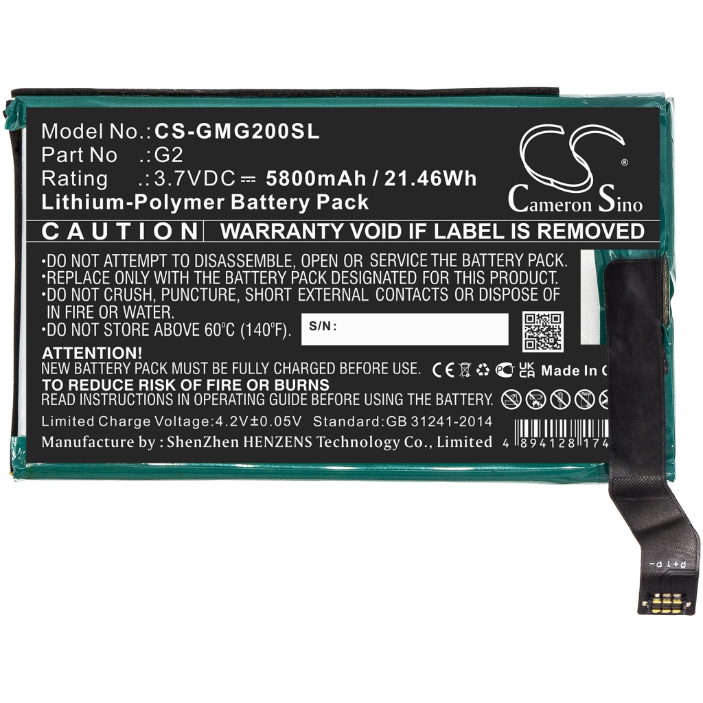 Sostituzione della batteria compatibile per Glocalme 