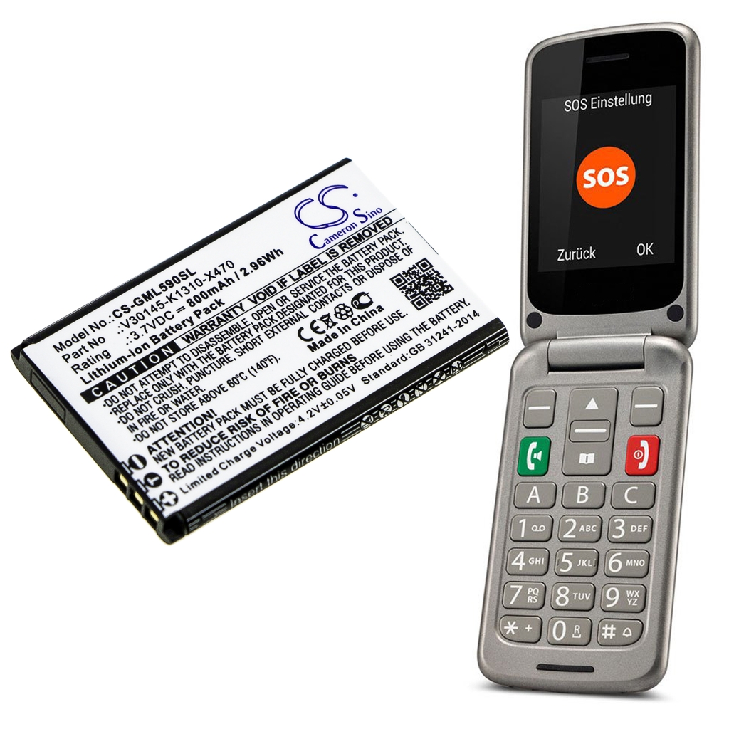 Sostituzione della batteria compatibile per Gigaset V30145-K1310-X470