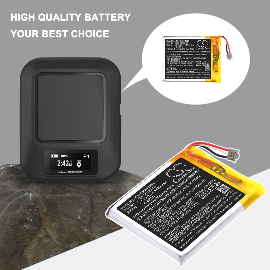 Batteria Sostituisce 361-00135-01