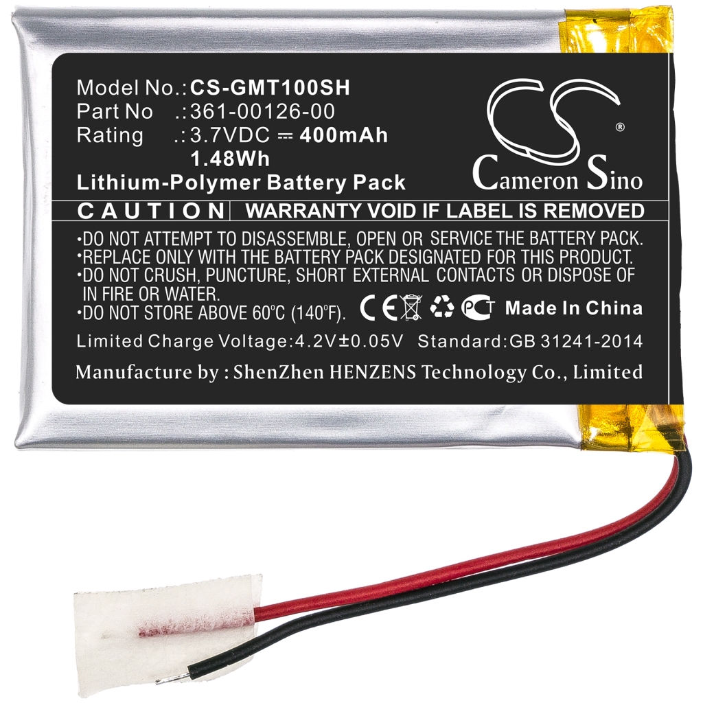 Sostituzione della batteria compatibile per Garmin 361-00126-00