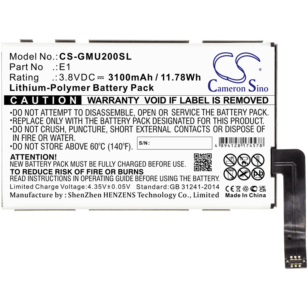 Sostituzione della batteria compatibile per Glocalme 