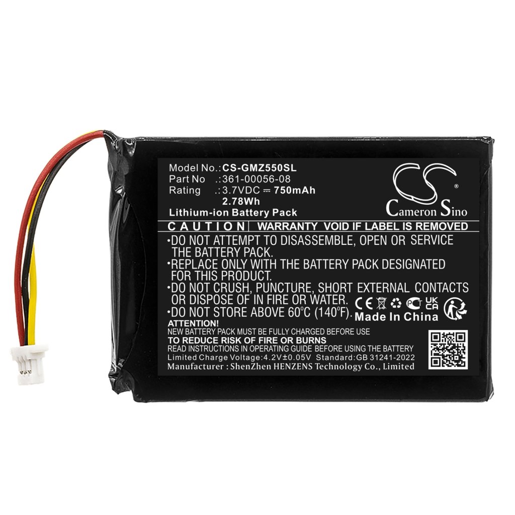 Batterie Batteria GPS, navigatore CS-GMZ550SL