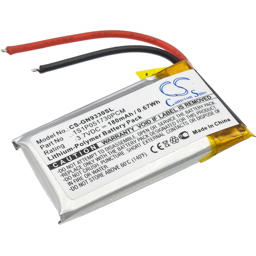 Batterie Batteria senza fili dell'auricolare CS-GN9330SL