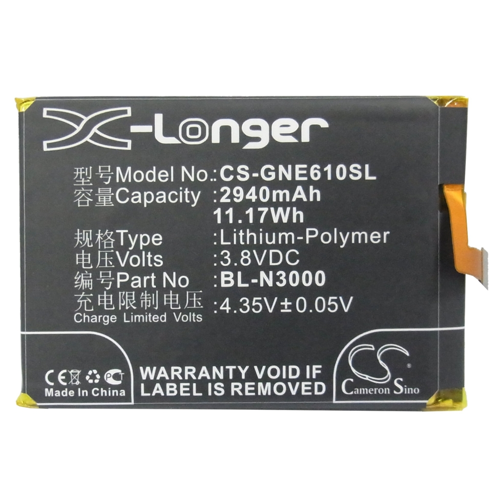 Batteria compatibile con BLU GIONEE CS-GNE610SL