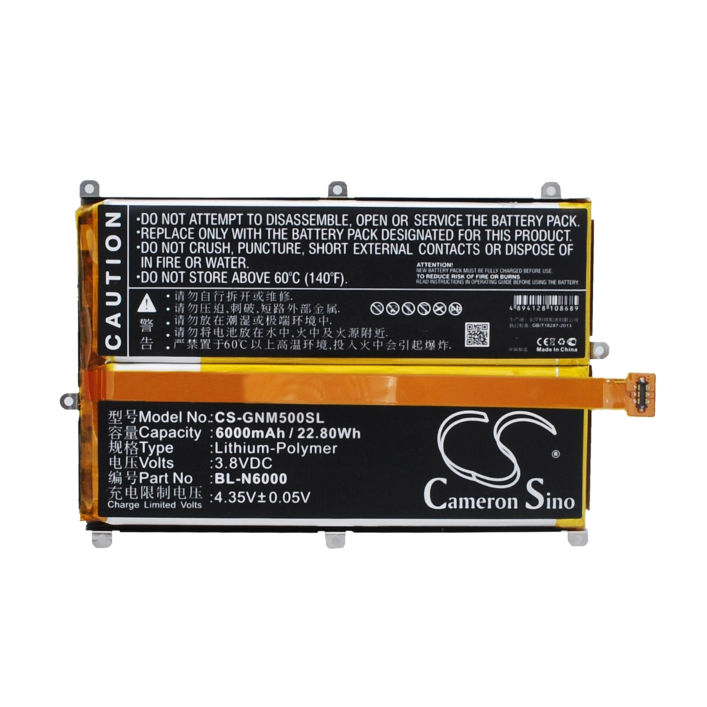 Batterie Batteria del telefono cellulare CS-GNM500SL