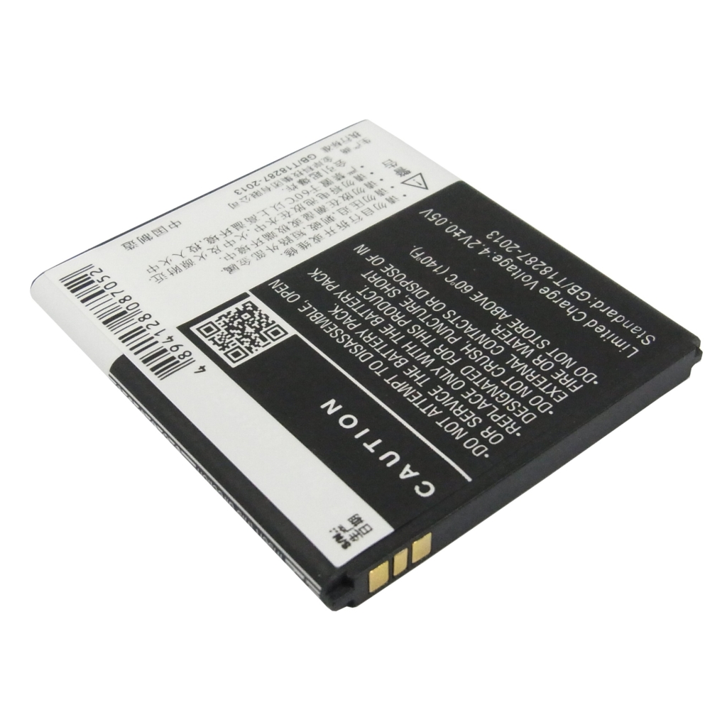 Cameron Sino CS-GNN018SL Li-ion smartphone battery, black face, CAUTION, pogo contacts