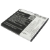 Cameron Sino CS-GNN018SL Li-ion smartphone battery, black face other angle, barcode