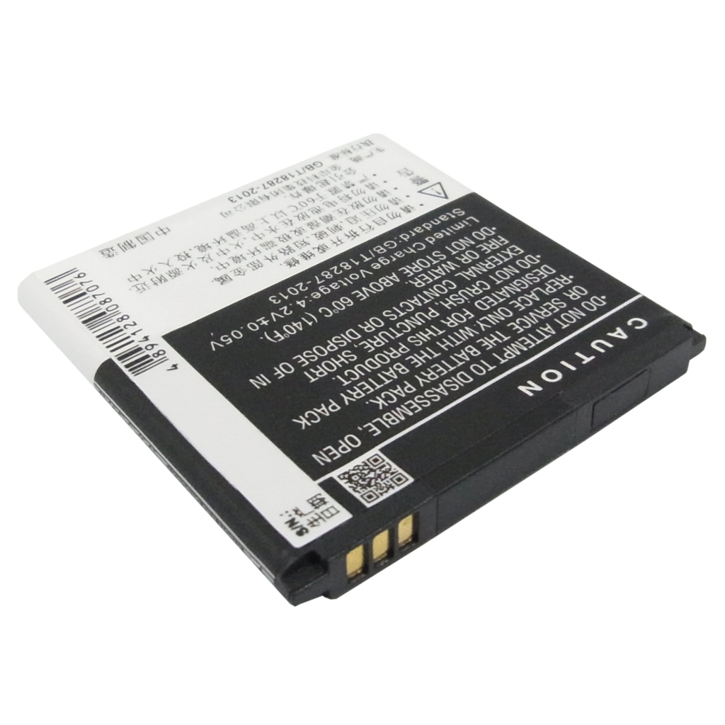 Cameron Sino X-Longer CS-GNN360SL retro scuro, testo CAUTION e codice a barre, tensione di carica 4,2V