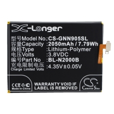 Sostituzione della batteria compatibile per BLU BL-N2000B