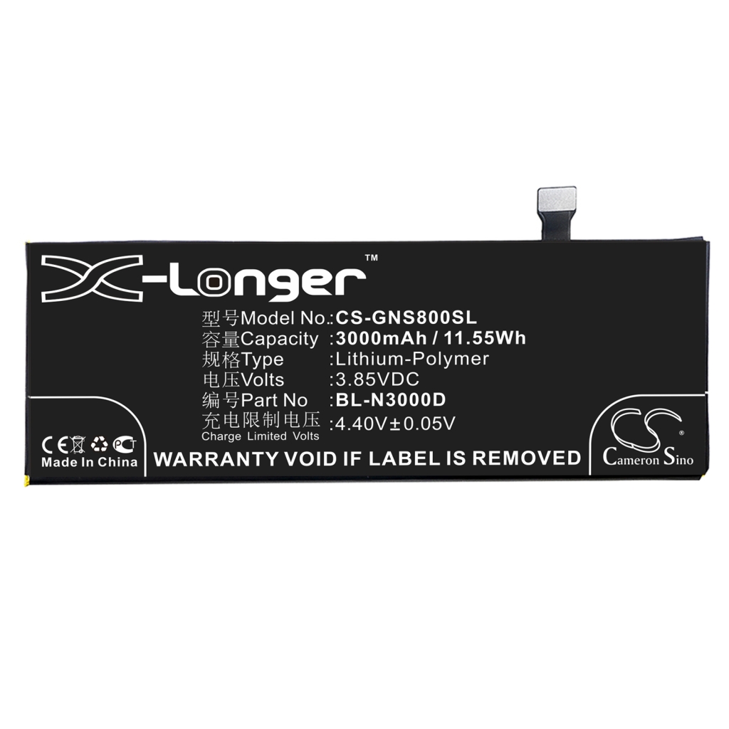 Sostituzione della batteria compatibile per BLU BL-N3000D
