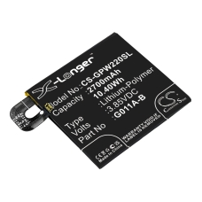 Sostituzione della batteria compatibile per Google 35H00272-01M,35H00272-03M,G011A-B