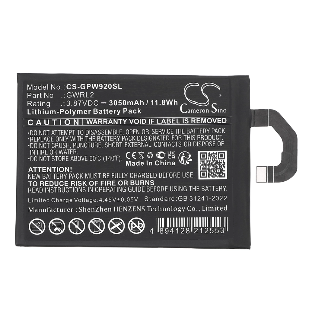 Compatible battery replacement for Google GWRL2