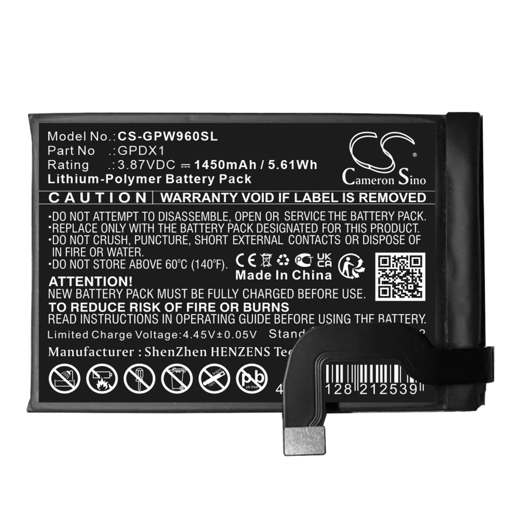 Sostituzione della batteria compatibile per Google GPDX1