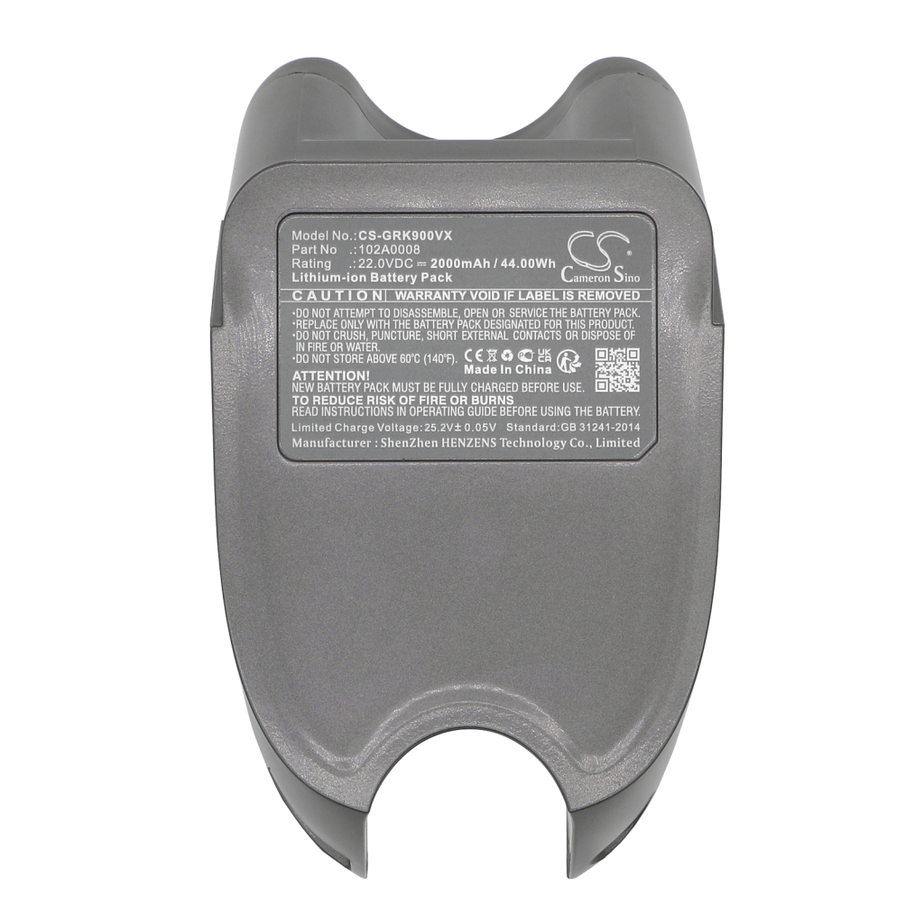 Sostituzione della batteria compatibile per Gtech 102A0008