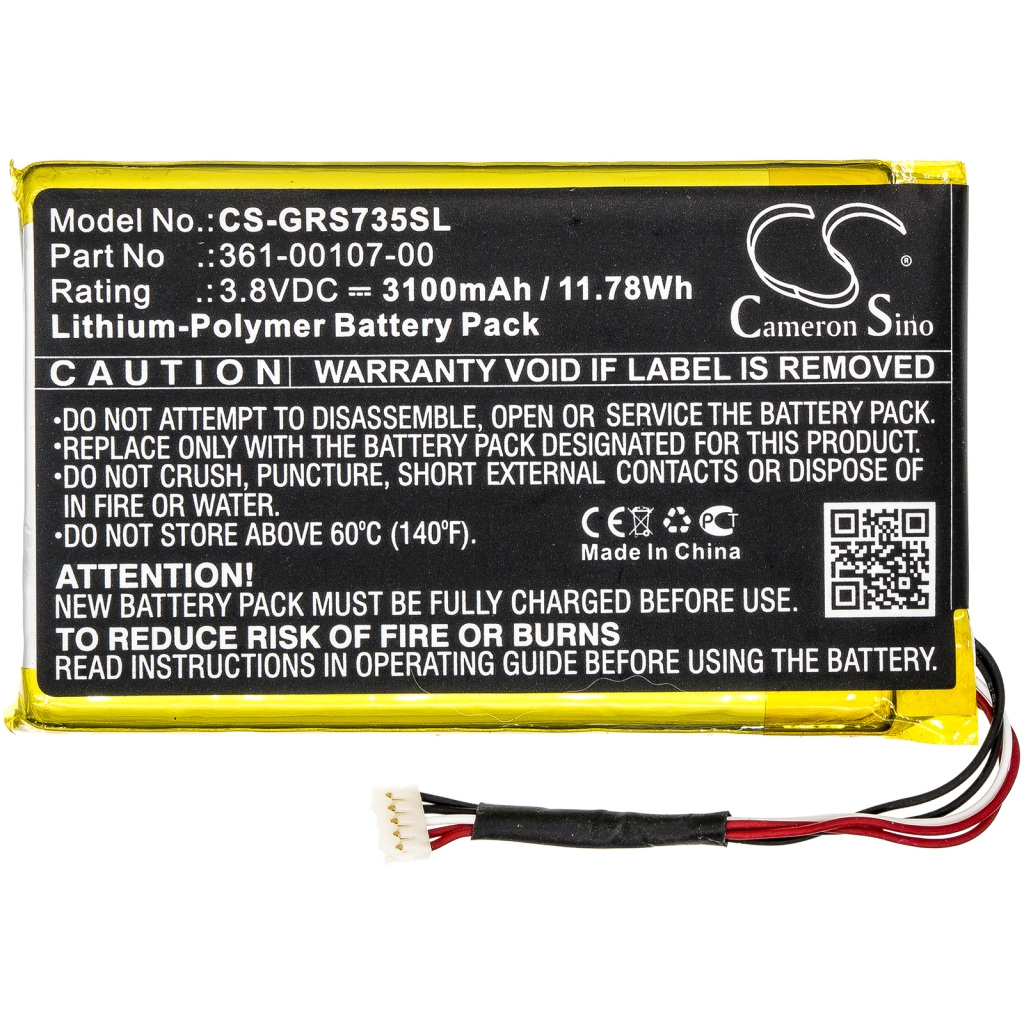 Batteria GPS, navigatore Garmin CS-GRS735SL