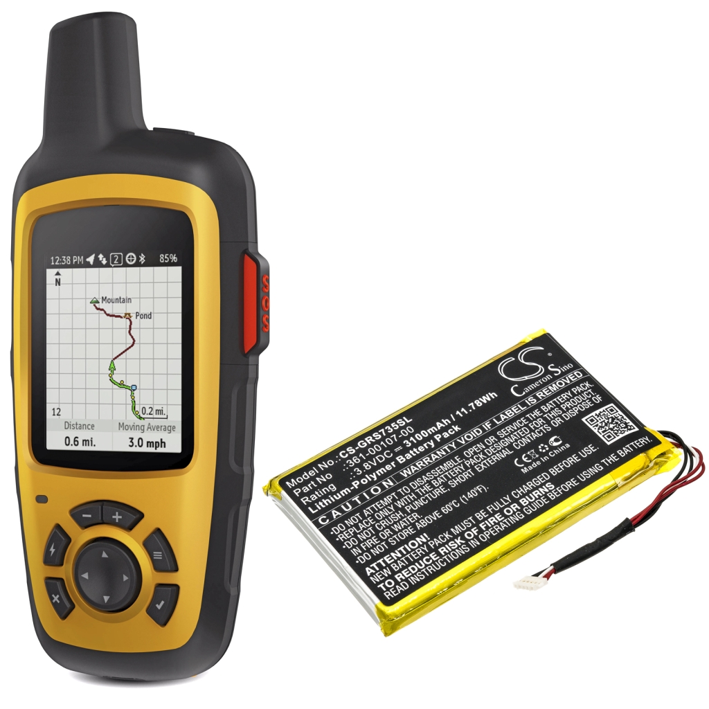 Batteria GPS, navigatore Garmin CS-GRS735SL