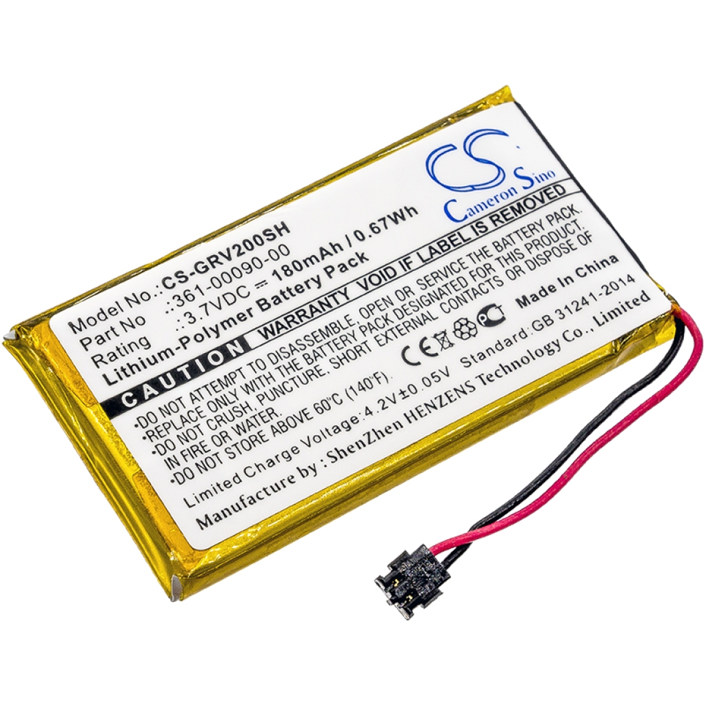 Sostituzione della batteria compatibile per Garmin 361-00090-00
