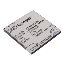 Compatible battery replacement for GSmart 29S00-51AB0-J10S,GPS-H05