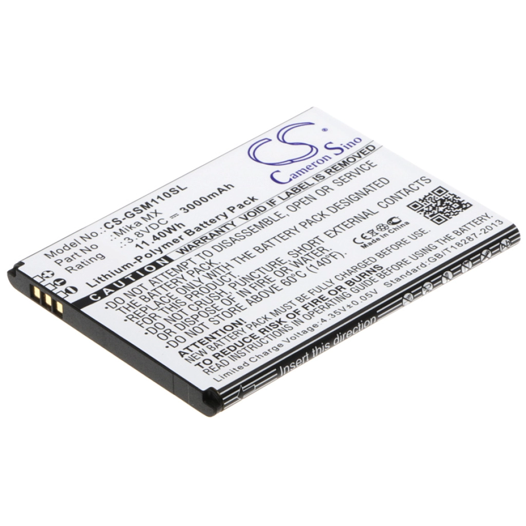 Batterie Batteria del telefono cellulare CS-GSM110SL