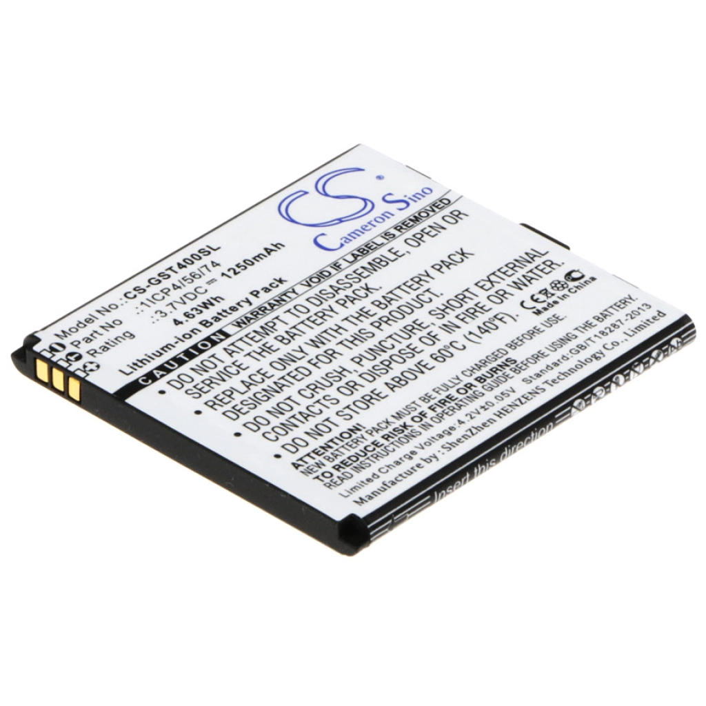 Batterie Batteria del telefono cellulare CS-GST400SL