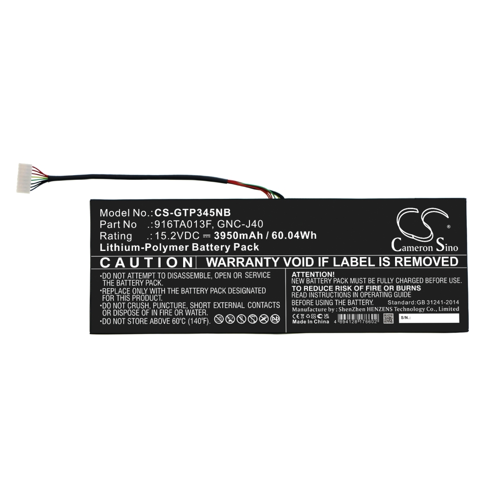 Batteria notebook Schenker XMG C504 (CS-GTP345NB)