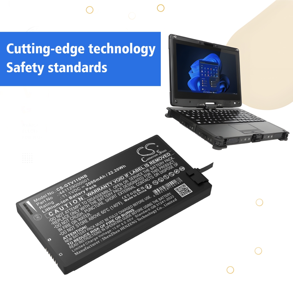 Battery for Getac V110