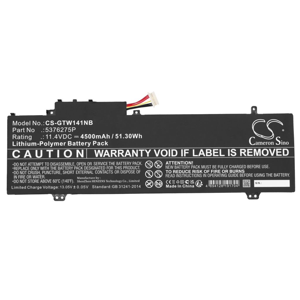 Batteria notebook Gateway GWNR71517-BK (CS-GTW141NB)