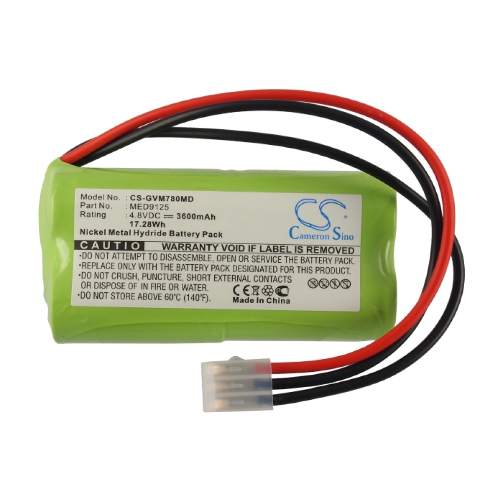 Sostituzione della batteria compatibile per GE B10788,MED9125,OM10788