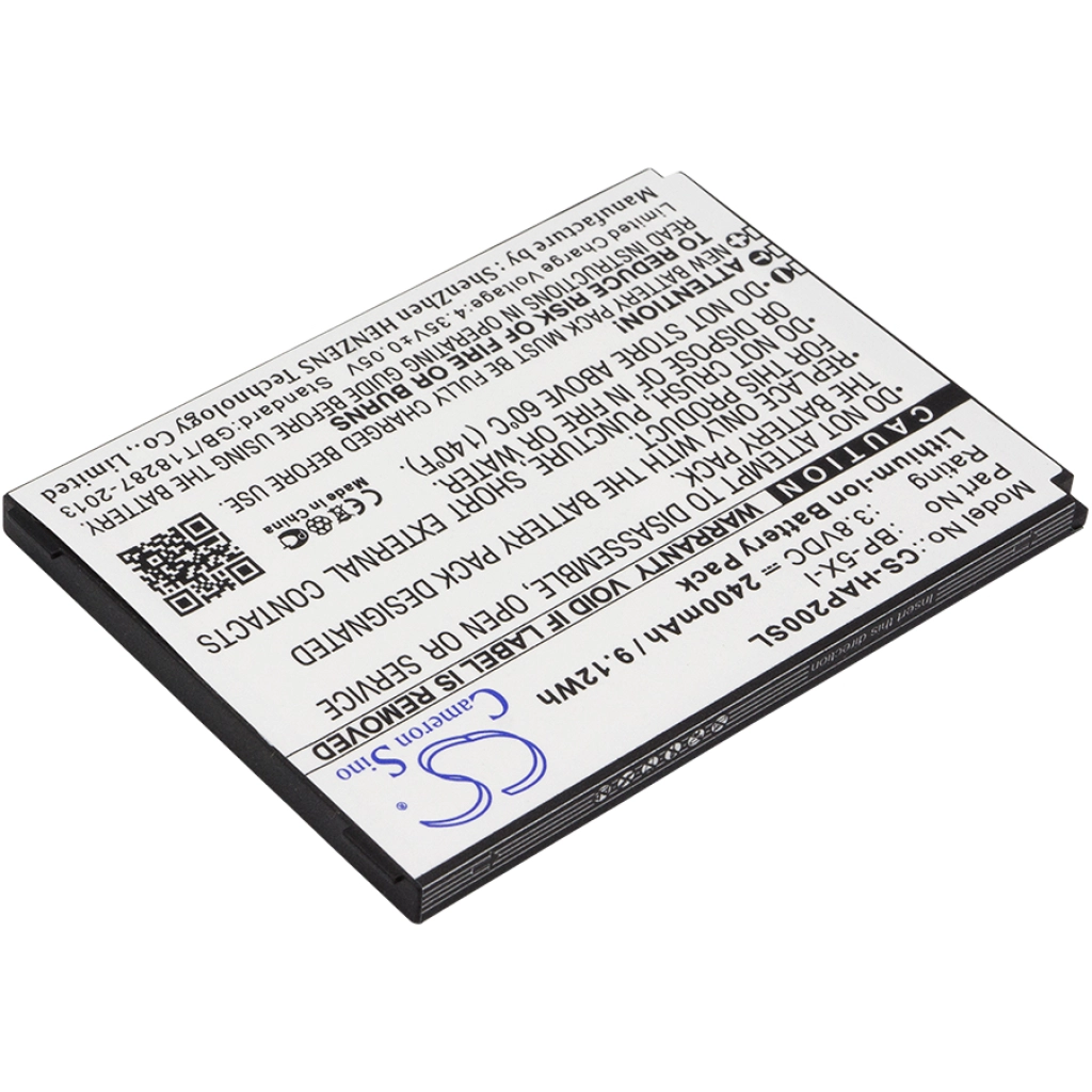 Batterie Batteria del telefono cellulare CS-HAP200SL