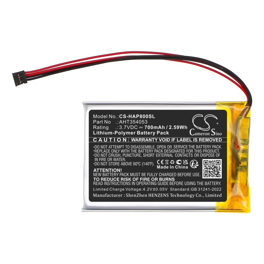 Batterie Batteria amplificatore CS-HAP800SL