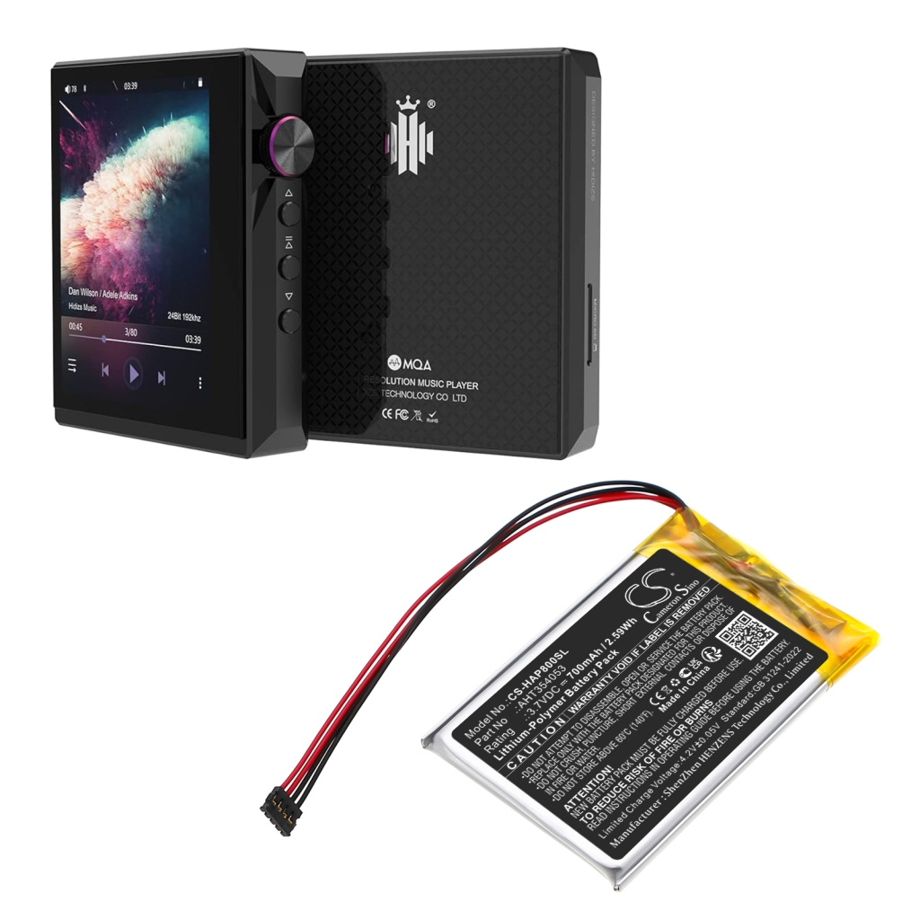 Batterie Batteria amplificatore CS-HAP800SL