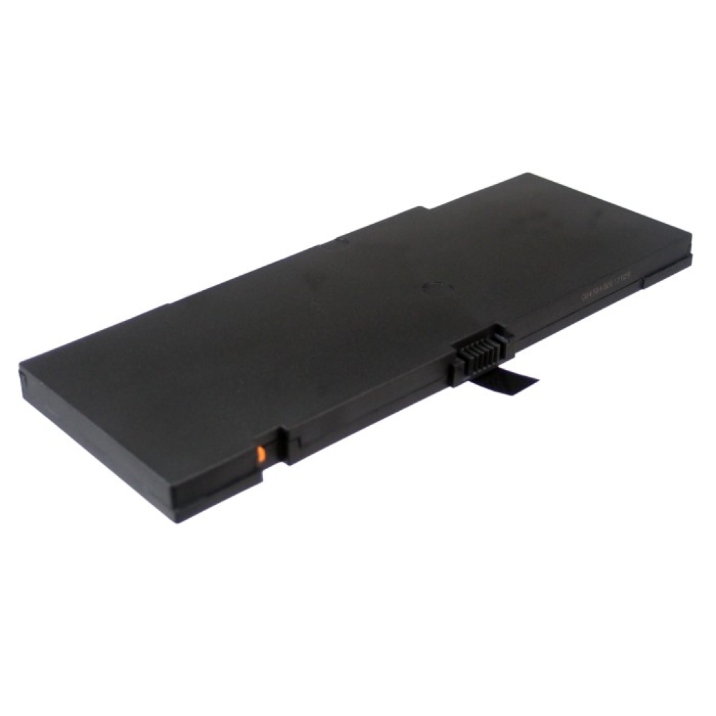 Slim flat laptop battery, plain top, angled
