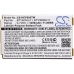 Sostituzione della batteria compatibile per Huawei BTY3000LI11,BTY6000LI11