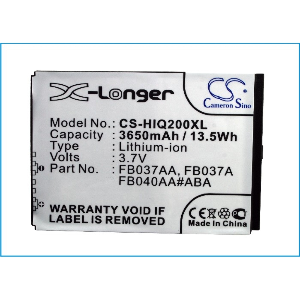 Batteria compatibile con HP CS-HIQ200XL