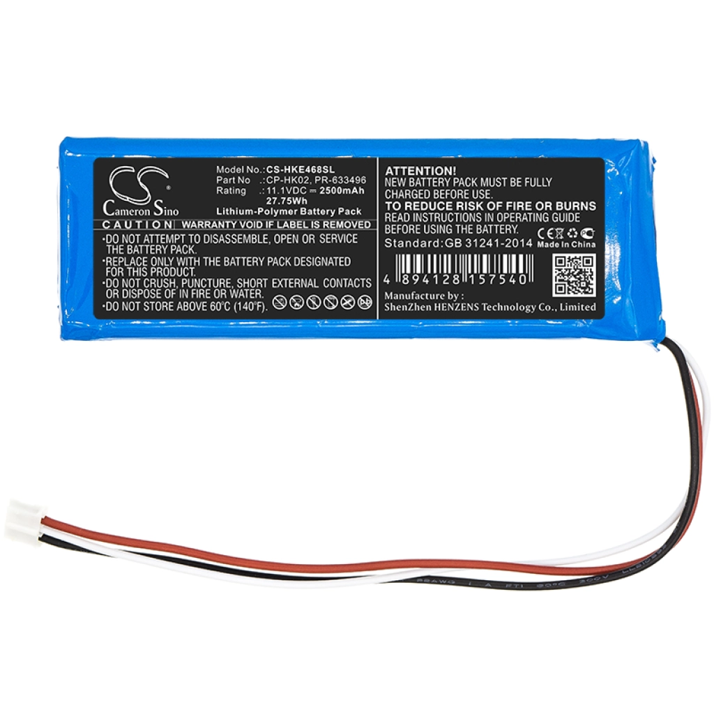 Batterie Sostituisce PR-633496