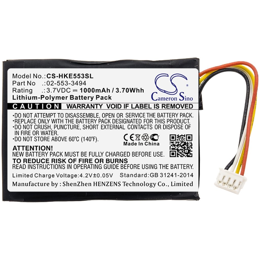 Batterie Batteria altoparlanti CS-HKE553SL