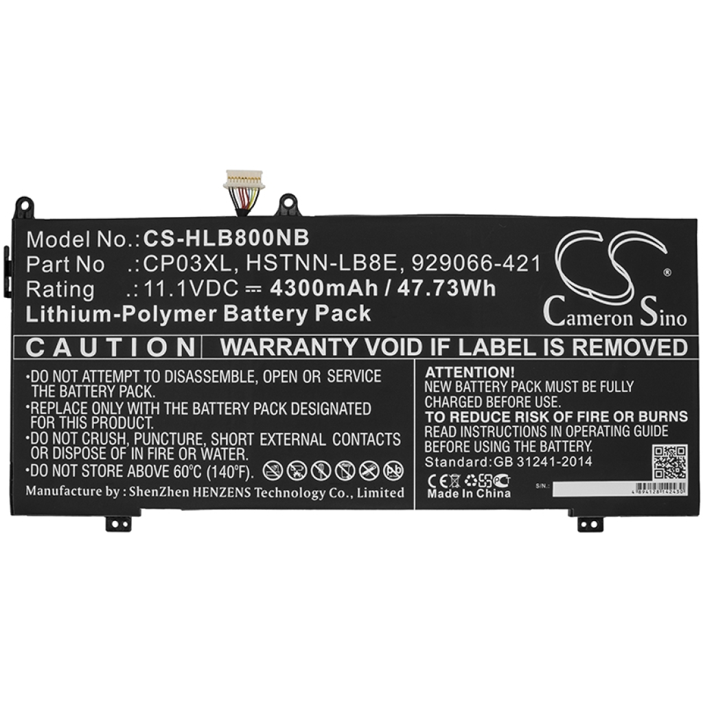 Batterie Sostituisce CP03XL
