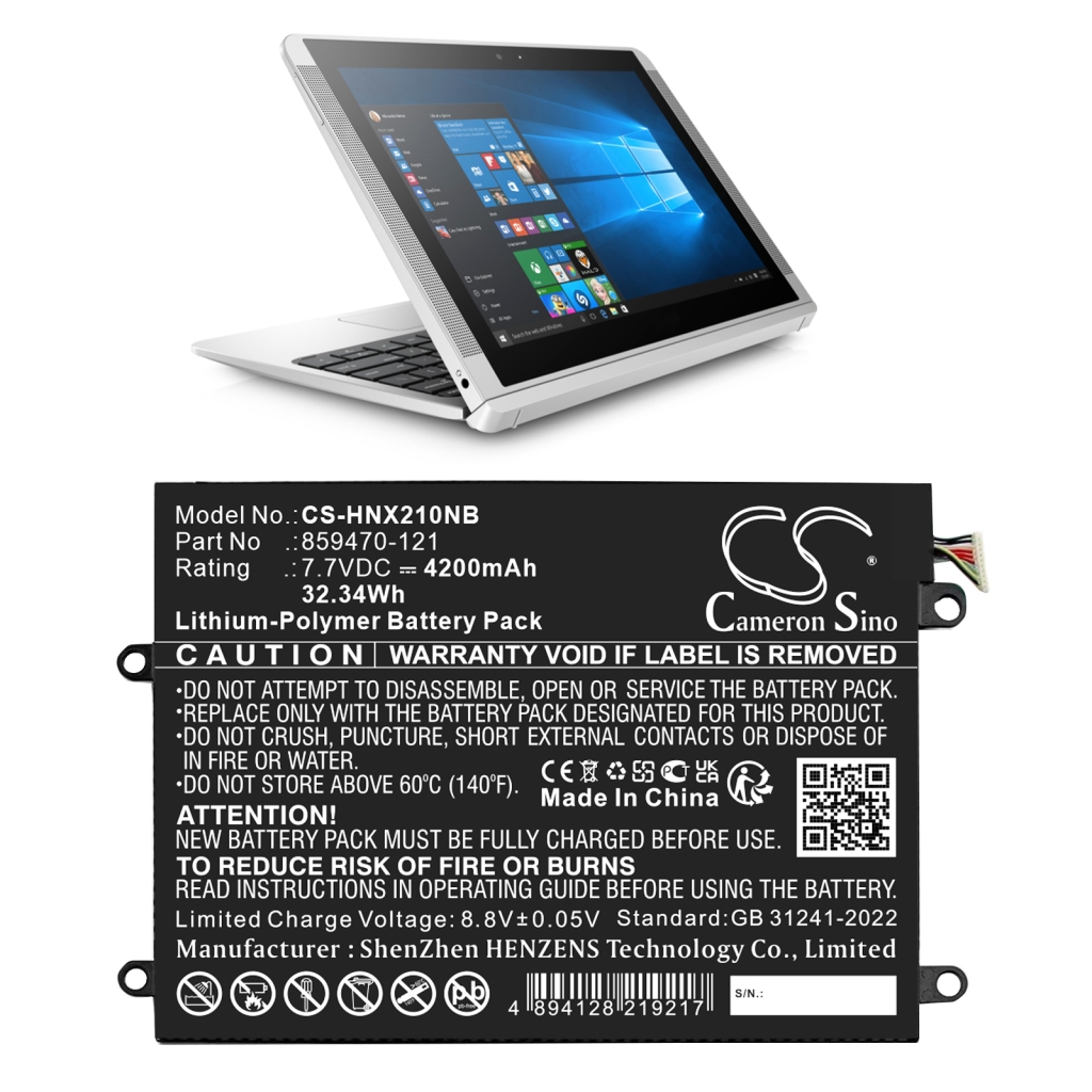 Batterie Batteria notebook CS-HNX210NB