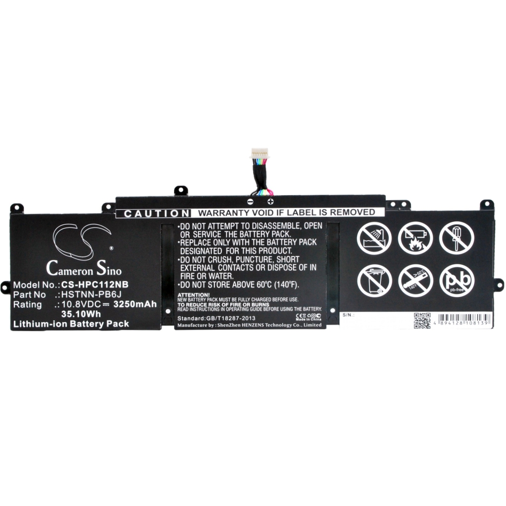 Batterie Sostituisce HSTNN-PB6J