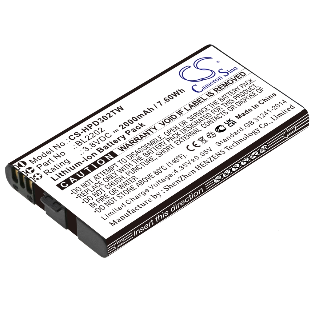 Batteria radio bidirezionale Hytera CS-HPD302TW