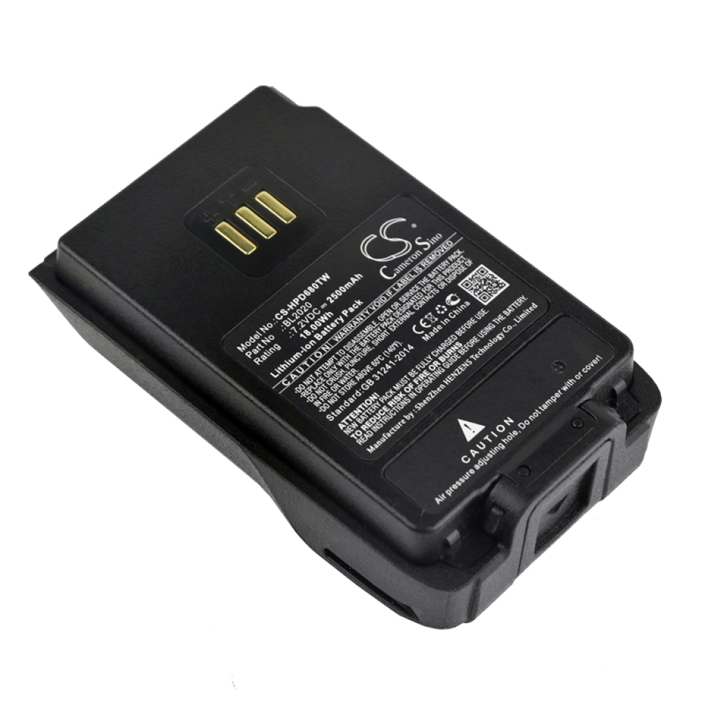 Batteria radio bidirezionale Hytera CS-HPD680TW